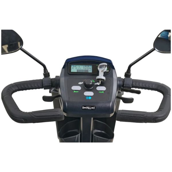 Golden Technologies Companion 4-Wheel Bariatric Scooter GC440 Galactic Grey Color  Console