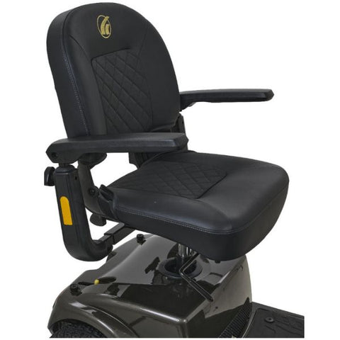 Golden Technologies Companion 4-Wheel Bariatric Scooter GC440 Galactic Grey Color  High-Back  Stadium Seat