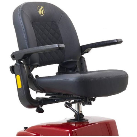 Golden Technologies Companion 4-Wheel Bariatric Scooter GC440 Crimson Red Color  Padded Seat