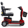 Image of Golden Technologies Companion HD Bariatric Mobility Scooter Crimson Red  Color  Left Side View