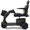 Image of Golden Technologies Companion HD Bariatric Mobility Scooter Grey Color  Right Side View with Adjusted Tiller