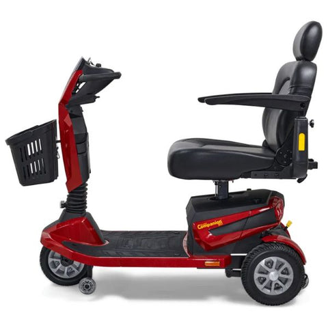 Golden Technologies Companion HD Bariatric Mobility Scooter Crimson Red  Color   Right Side View