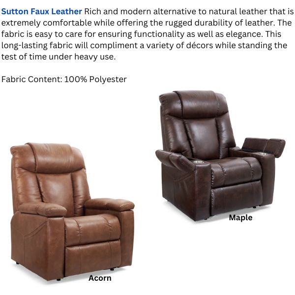 Golden Technologies Rhea Power Lift Chair PR442 Color Options View