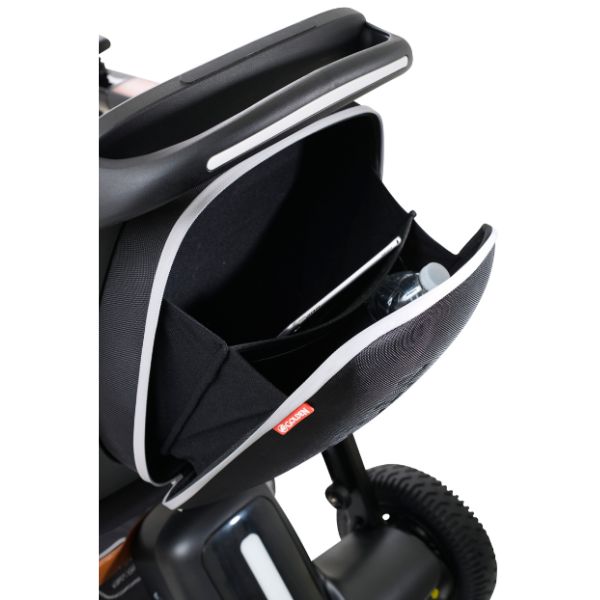 Golden Ally Portable Power Wheelchair (GP303) Back Storage Open View