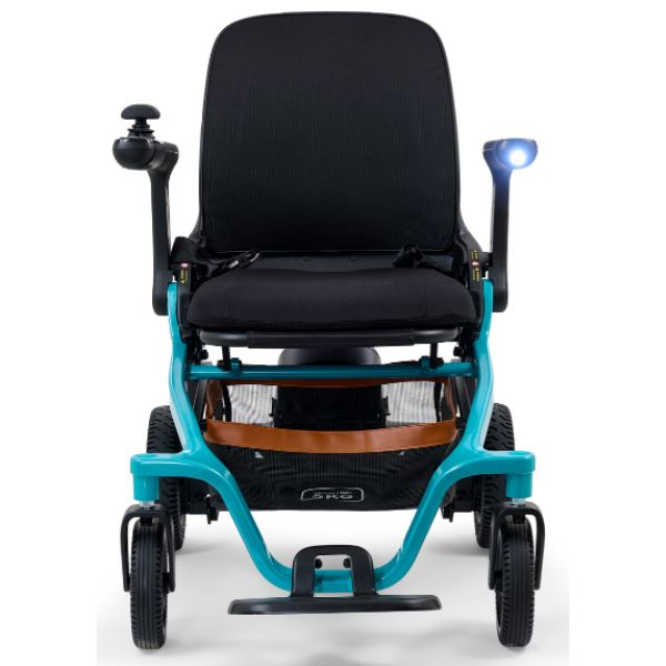 Golden Ally Portable Power Wheelchair (GP303) Tea Color Front View
