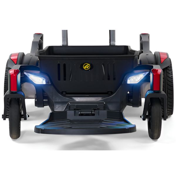 Golden Buzzarround CarryOn  Portable Electric Wheelchair GP130 Front  Lights View