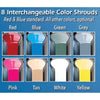 Image of Golden Buzzarround CarryOn Portable Electric Wheelchair GP130 Interchangeable Color Shrouds