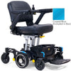 Image of Golden Buzzarround CarryOn  Portable Electric Wheelchair GP130 with Coastal Blue Shroud