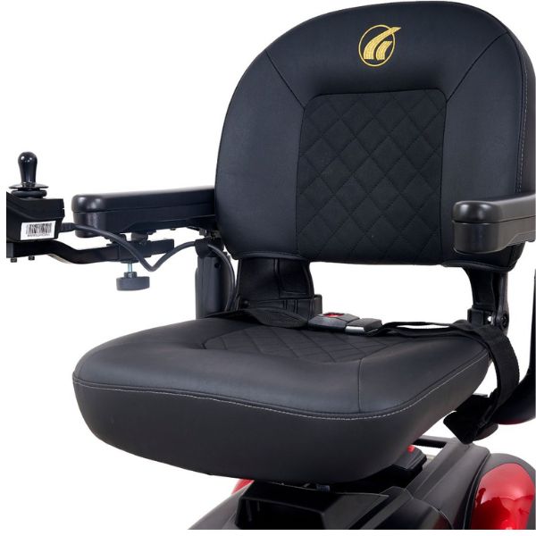 Golden Technologies BuzzAbout Power Chair GP164 with its new high back stadium seat 