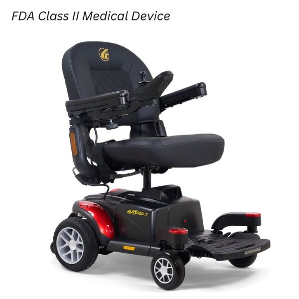Golden Technologies BuzzAbout Power Chair GP164 with its new stadium high back seat