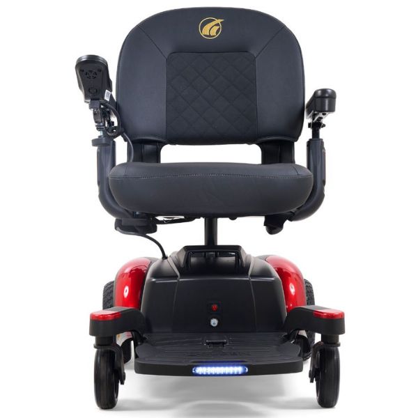 Golden Technologies BuzzAbout Power Chair GP164 with its new stadium high back seat Front View