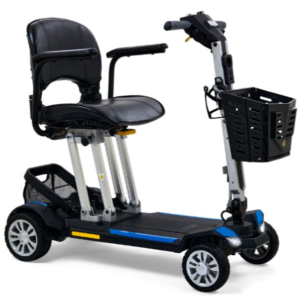 Golden Technologies Buzzaround Carry On Folding Mobility Scooter GB120 Blue Color