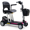 Image of Golden Technologies Buzzaround Carry On Folding Mobility Scooter GB120 Orchid Pink Color