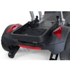 Image of Golden Technologies Buzzaround Carry On Folding Mobility Scooter GB120 Red Color folded Basket and Rear Lights View