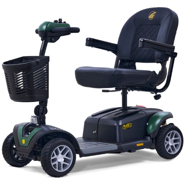 Golden Technologies Buzzaround Ex Extreme 4-Wheel Mobility Scooter GB148  Army Green Shroud Color
