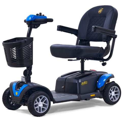 Golden Technologies Buzzaround Ex Extreme 4-Wheel Mobility Scooter GB148 Blue Shroud Color