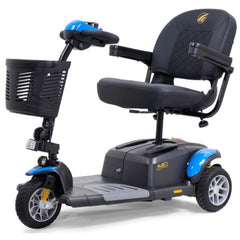 Golden Technologies Buzzaround Extreme 3-Wheel Mobility Scooter GB118 Blue Color Shroud