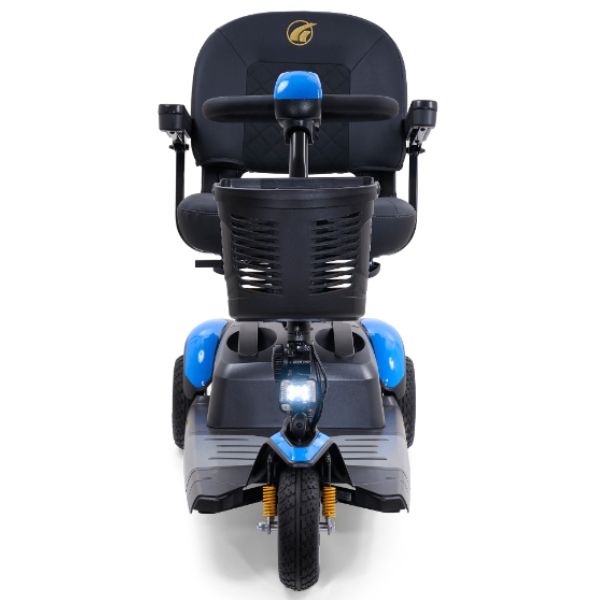 Golden Technologies Buzzaround Extreme 3-Wheel Mobility Scooter GB118 Blue Color Shroud Front View