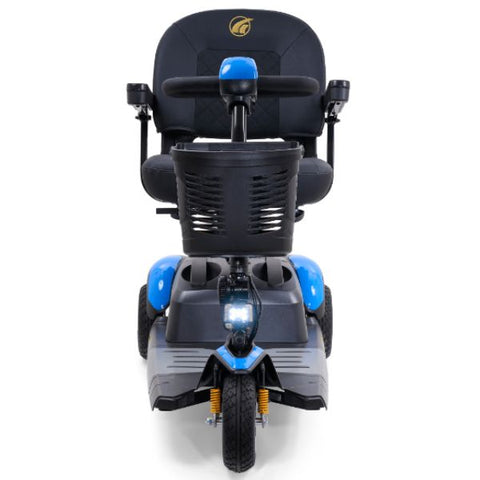 Golden Technologies Buzzaround Extreme 3-Wheel Mobility Scooter GB118 Blue Color Shroud Front View