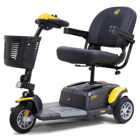 Golden Technologies Buzzaround Extreme 3-Wheel Mobility Scooter GB118 Canary Yellow Color Shroud