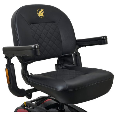 Golden Technologies Buzzaround Extreme 3-Wheel Mobility Scooter GB118 Padded Folding Seat