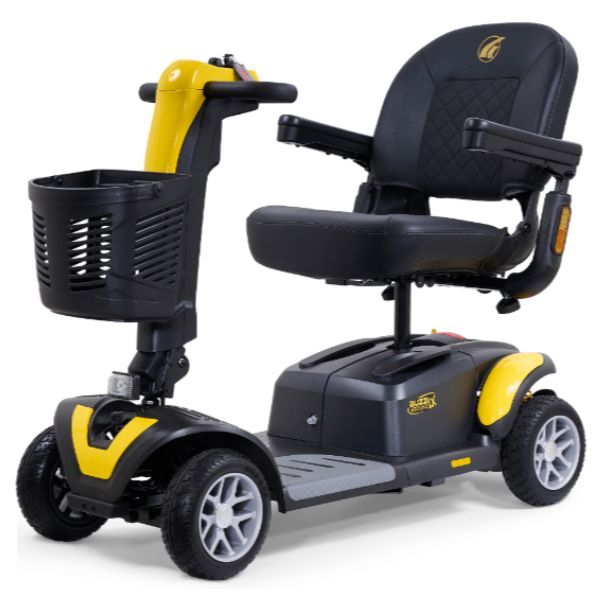 Golden Technologies Buzzaround LX 4-Wheel Scooter with Canary Yellow Color Shrouds