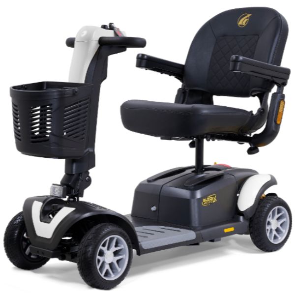 Golden Technologies Buzzaround LX 4-Wheel Scooter with Crisp White Color Shrouds