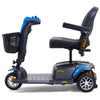 Image of Golden Technologies Buzzaround LX GB119 3-Wheel Scooter Blue Color Shroud Left Side View 