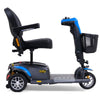 Image of Golden Technologies Buzzaround LX GB119 3-Wheel Scooter Blue Color Shroud Right Side View