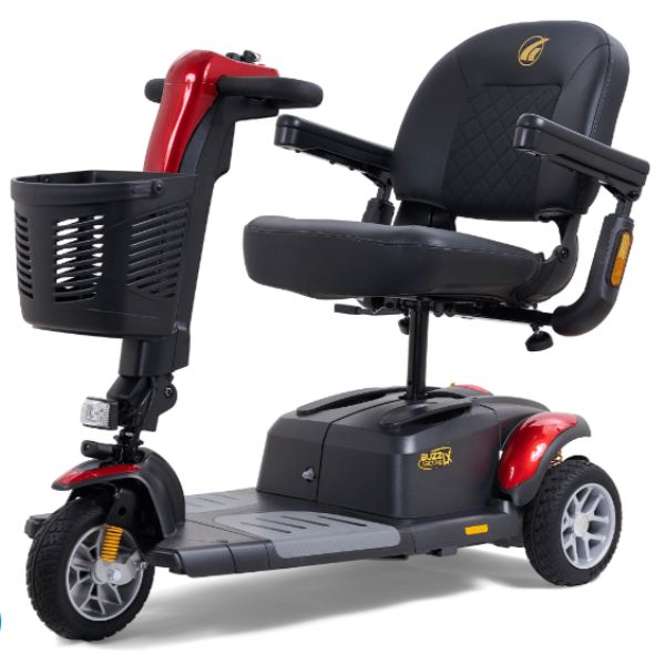 Golden Technologies Buzzaround LX GB119 3-Wheel Scooter Red Color Shroud 