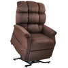 Image of Golden Technologies Cambridge 3 Position Lift Chair PR401 In Hazelnut Fabric Lifted View