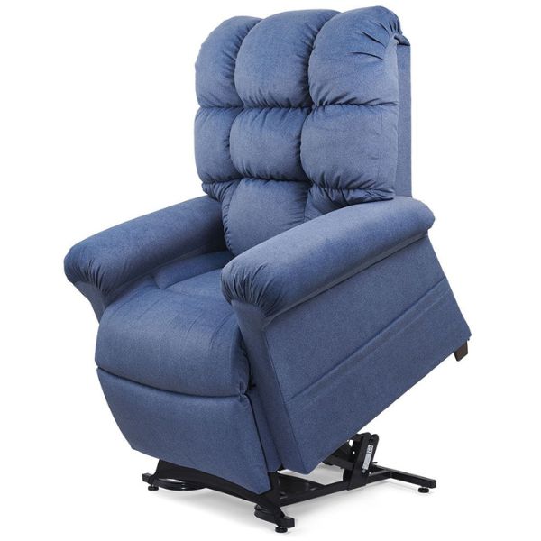 Golden Technologies Cloud With MaxiComfort PR517 Lift Chair Calypso Fabric Left Side Lifted View