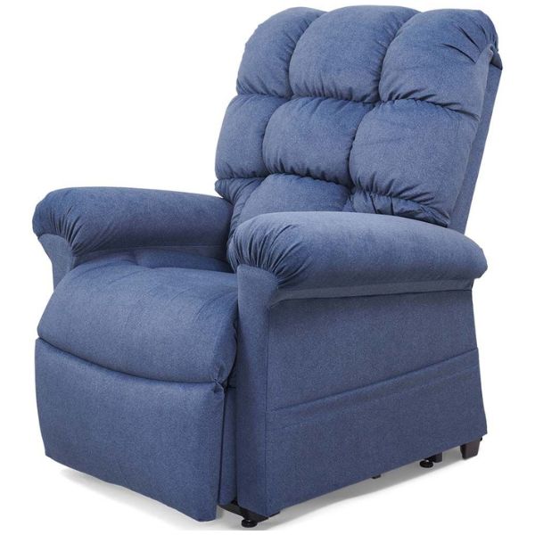 Golden Technologies Cloud With MaxiComfort PR517 Lift Chair Calypso Fabric Left Side Seated View