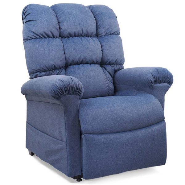 Golden Technologies Cloud With MaxiComfort PR517 Lift Chair Calypso Fabric Right Side Seated View