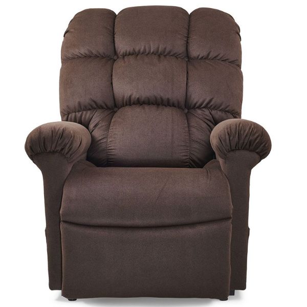 Golden Technologies Cloud With MaxiComfort PR517 Lift Chair Hazel Nut Fabric Front View