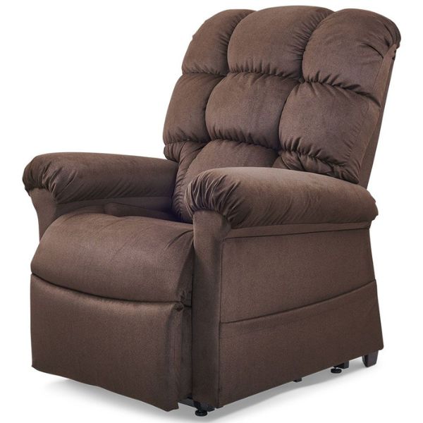 Golden Technologies Cloud With MaxiComfort PR517 Lift Chair Hazel Nut Fabric Left Side  View
