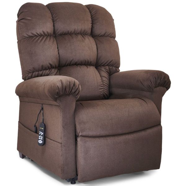Golden Technologies Cloud With MaxiComfort PR517 Lift Chair Hazel Nut Fabric Right Side  View