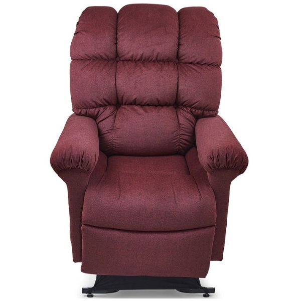 Golden Technologies Cloud With MaxiComfort PR517 Lift Chair Shiraz Fabric Lifted Front  View