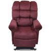 Image of Golden Technologies Cloud With MaxiComfort PR517 Lift Chair Shiraz Fabric Lifted Front  View