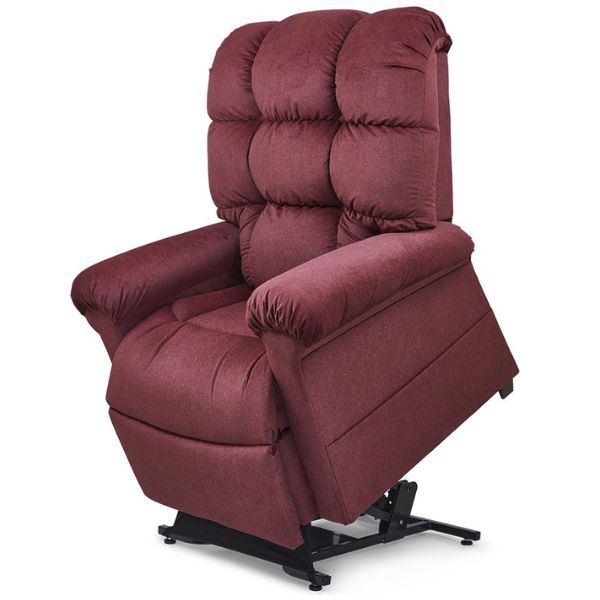 Golden Technologies Cloud With MaxiComfort PR517 Lift Chair Shiraz Fabric Lifted Left Side View
