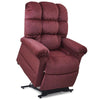 Image of Golden Technologies Cloud With MaxiComfort PR517 Lift Chair Shiraz Fabric Lifted Right Side View