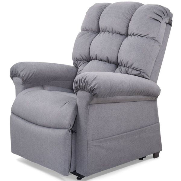 Golden Technologies Cloud With MaxiComfort PR517 Lift Chair Sterling Fabric  Left Side View
