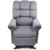 Image of Golden Technologies Cloud With MaxiComfort PR517 Lift Chair Sterling Fabric  Lifted Front View