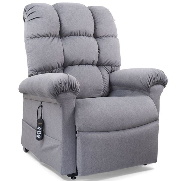 Golden Technologies Cloud With MaxiComfort PR517 Lift Chair Sterling Fabric  Right Side View