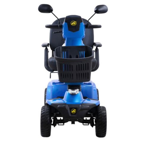 Golden Technologies Companion 4-Wheel Bariatric Scooter GC440 Azure Blue Color (Front View)
