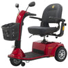 Image of Golden Technologies Companion Mid 3-Wheel Scooter GC240 Red Color Beauty Left Side View