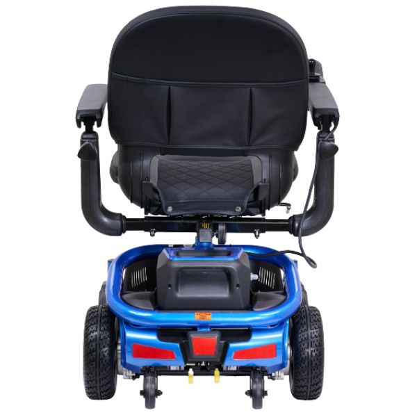 Golden Technologies LiteRider Envy GP162 Power Chair Blue Paradise Back Side View