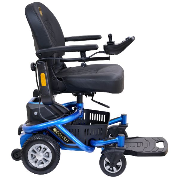 Golden Technologies LiteRider Envy GP162 Power Chair Blue Paradise Right Side View