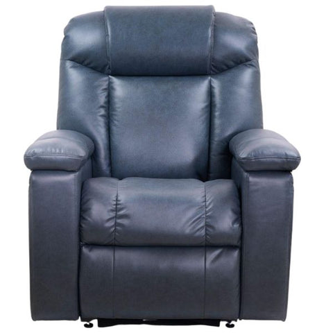 Golden Technologies Rhea with Twilight & Nirvana Power Lift Chair PR447 in Lagoon Fabric Front View