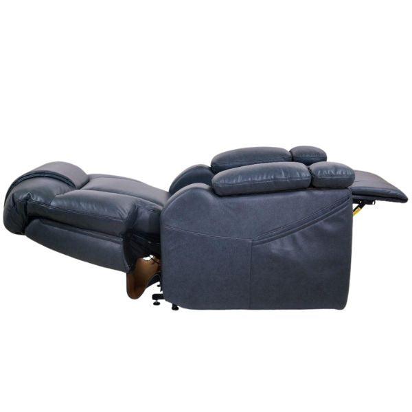 Golden Technologies Rhea with Twilight & Nirvana Power Lift Chair PR447 in Lagoon Fabric  Twilight Position View